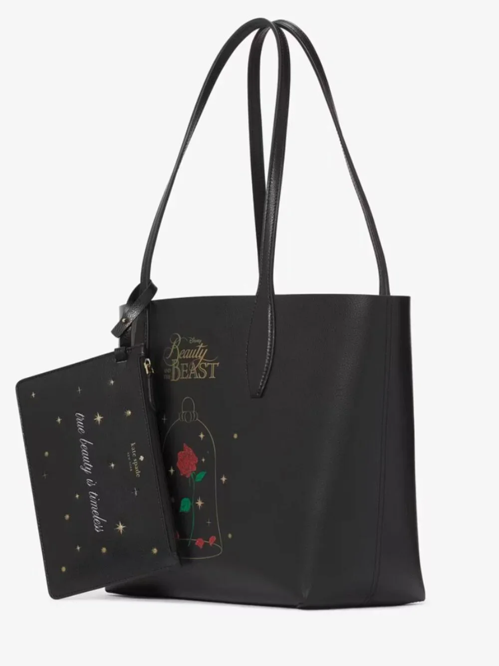 Disney X Kate Spade New York Beauty & The Beast Small Reversible Tote KE572 NEW